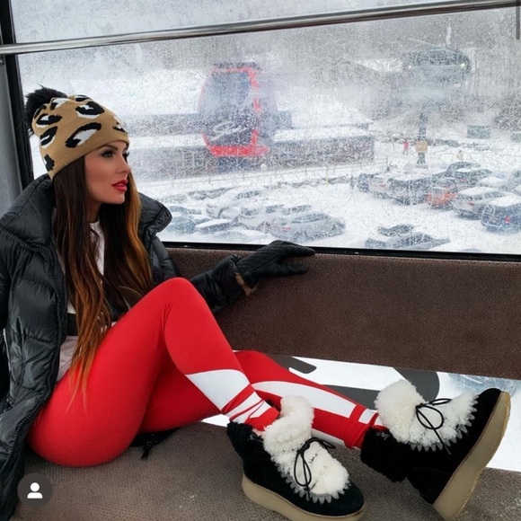 Red Adidas Leggings - Picture 3 of 10